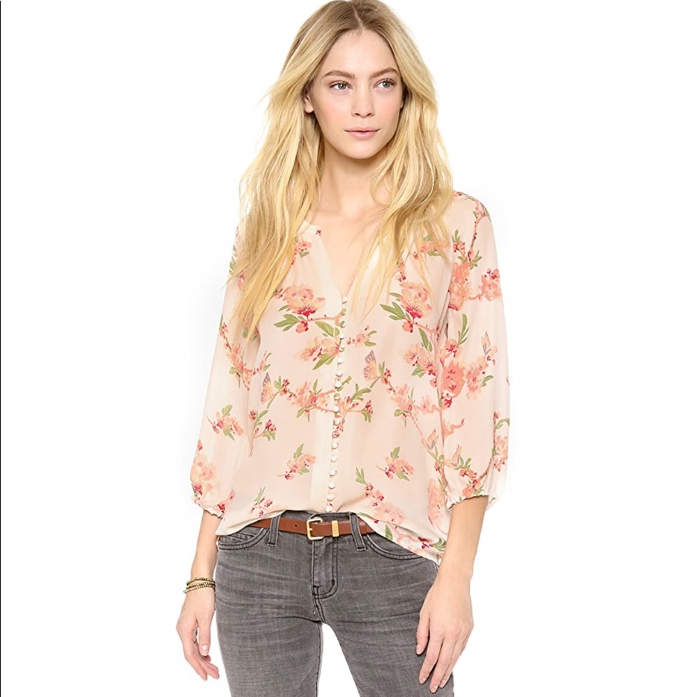 Joie Kade B Floral Blouse